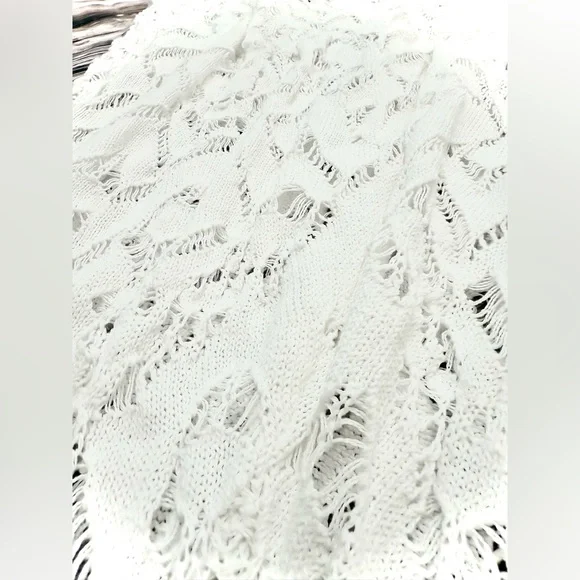 FREE PEOPLE || FP Beach Bianca Fauxchet Midi Dress in Ivory - SZ Small ⭐️NWT⭐️ - Picture 7 of 8